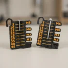 Miarka do śrub M2-M5 EXOMOLD przymiar 5-50 mm do warsztatu i montażu - zdjęcie 7