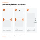 Jak działają dystanse do frontów EXOMOLD 2 mm, trzy kroki