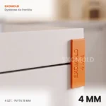 Dystanse do montażu frontów EXOMOLD 4 mm, zestaw 4 szt.
