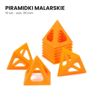 Piramidki malarskie 30 mm - podpórki do malowania i lakierowania - 10 szt.