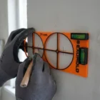 Szablon do puszek elektrycznych Ø68 mm, rozstaw 71 mm – podwójny, 2 puszki - zdjęcie 11