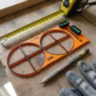 Szablon do puszek elektrycznych Ø68 mm, rozstaw 71 mm – podwójny, 2 puszki - zdjęcie 14
