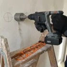 Szablon do puszek elektrycznych Ø68 mm, rozstaw 71 mm – poczwórny, 4 puszki - zdjęcie 11