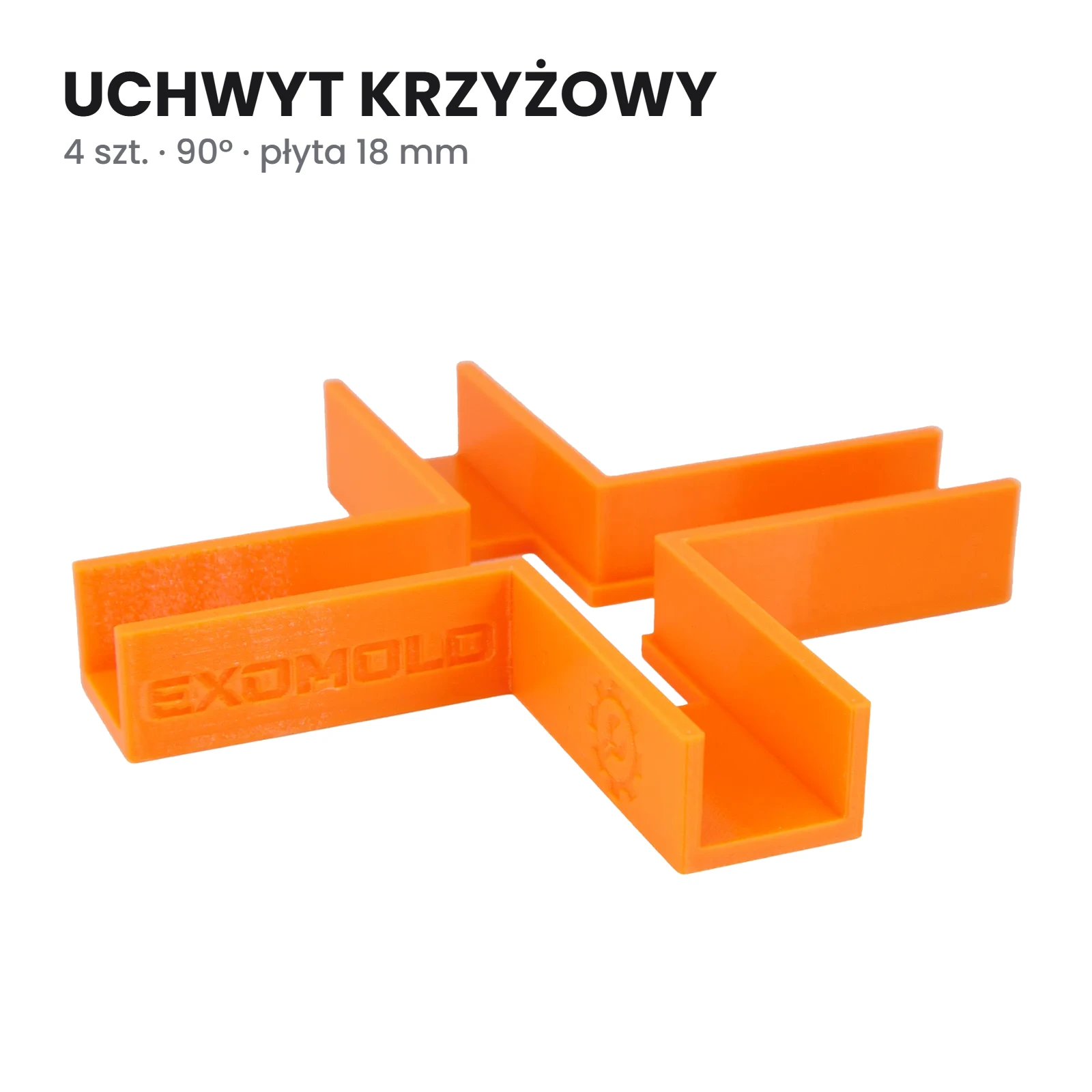 Uchwyt krzyżowy do płyt 18 mm EXOMOLD
